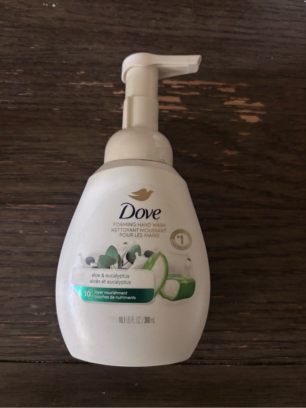 Dove Aloe & Eucalyptus Foaming Hand Wash — White